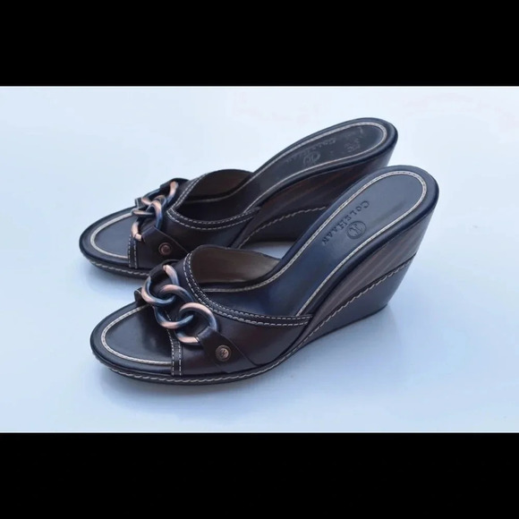 Cole Haan wedge sandals - Picture 2 of 8